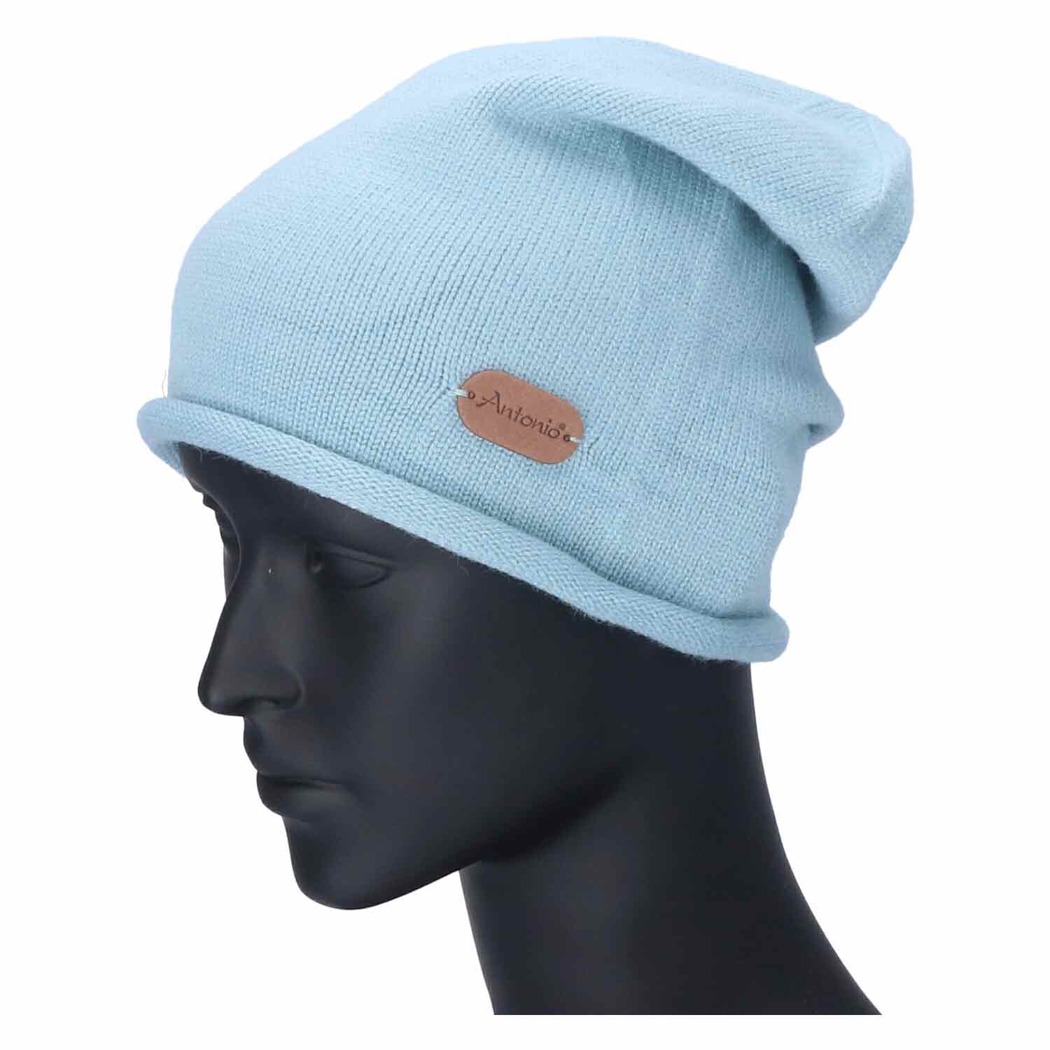 Antonio Strick Mütze Beanie  blau Abbildung 2 Antonio Strick Mütze Beanie  blau Abbildung 2