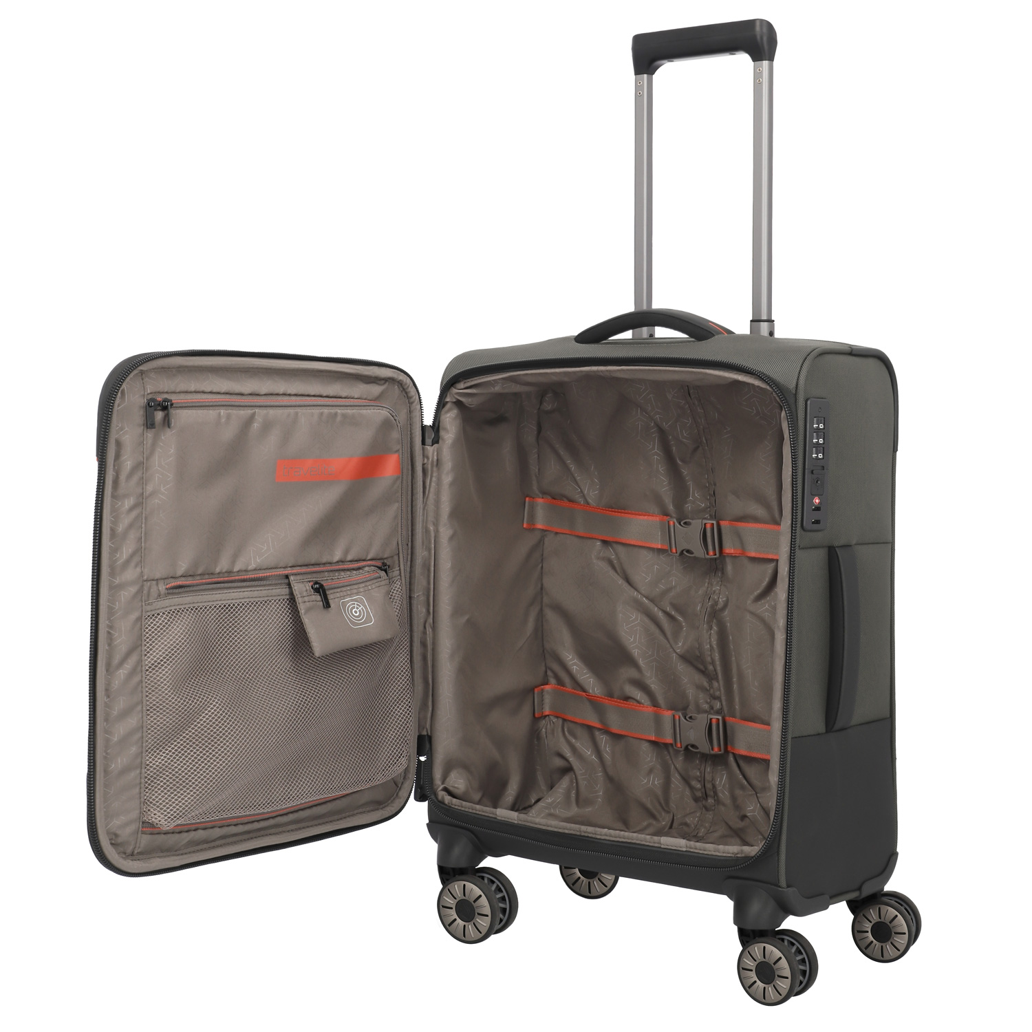 Travelite 4-Rad Trolley S Crosslite 5.0 olive Abbildung 5