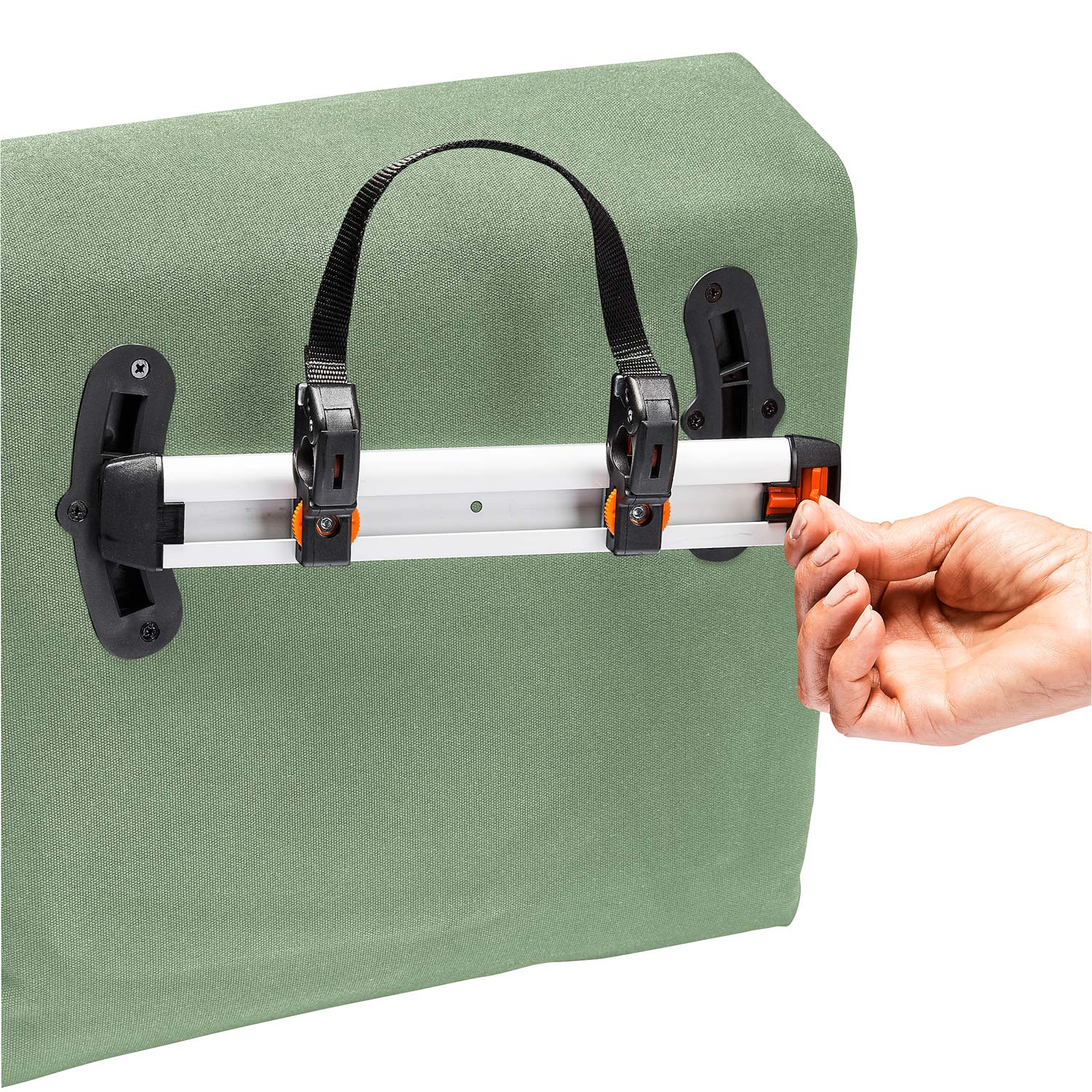 Vaude City-Fahrradtasche L Augsburg IV willow green Abbildung 4