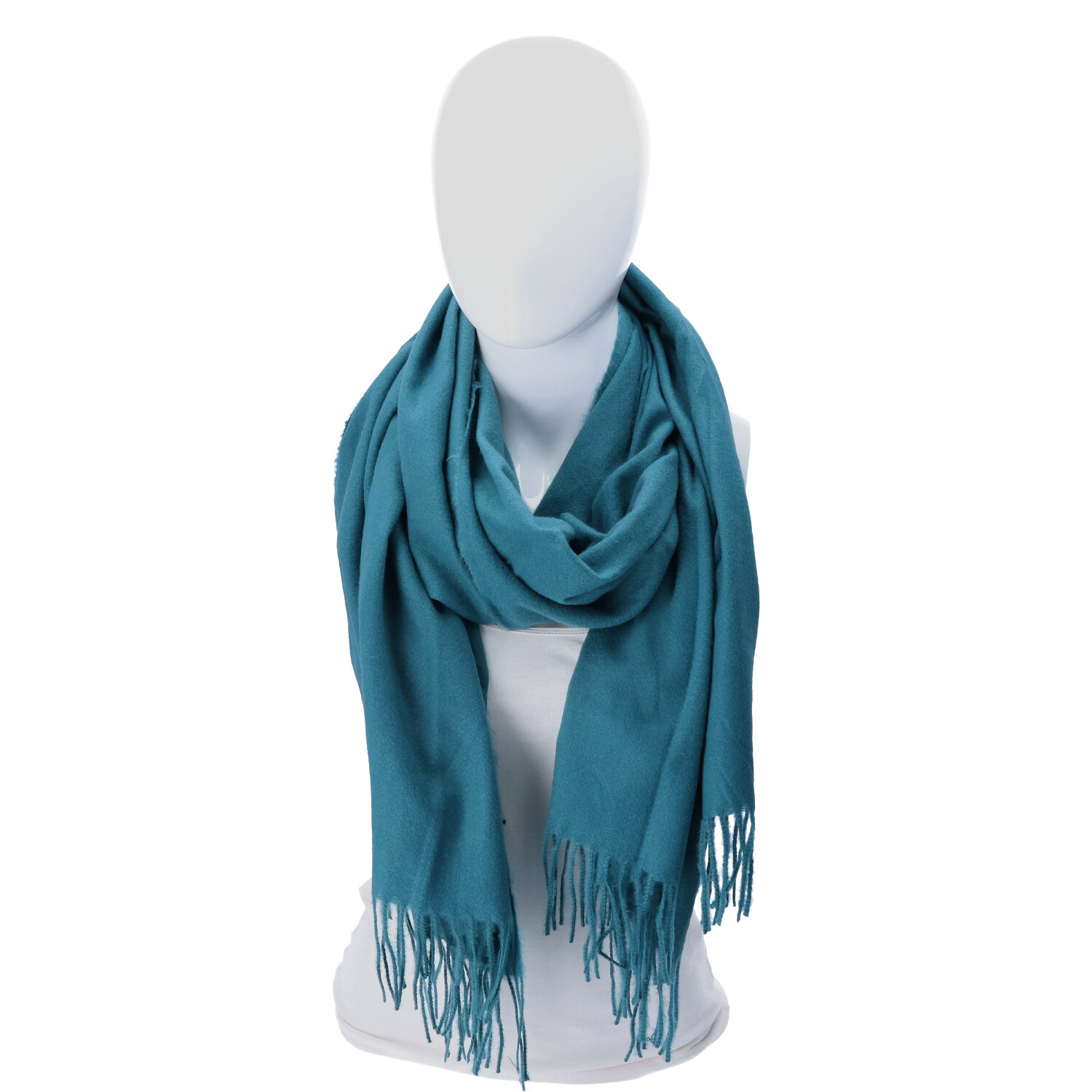 Antonio Damen Winterschal Soft Cashmera  petrol Abbildung 2