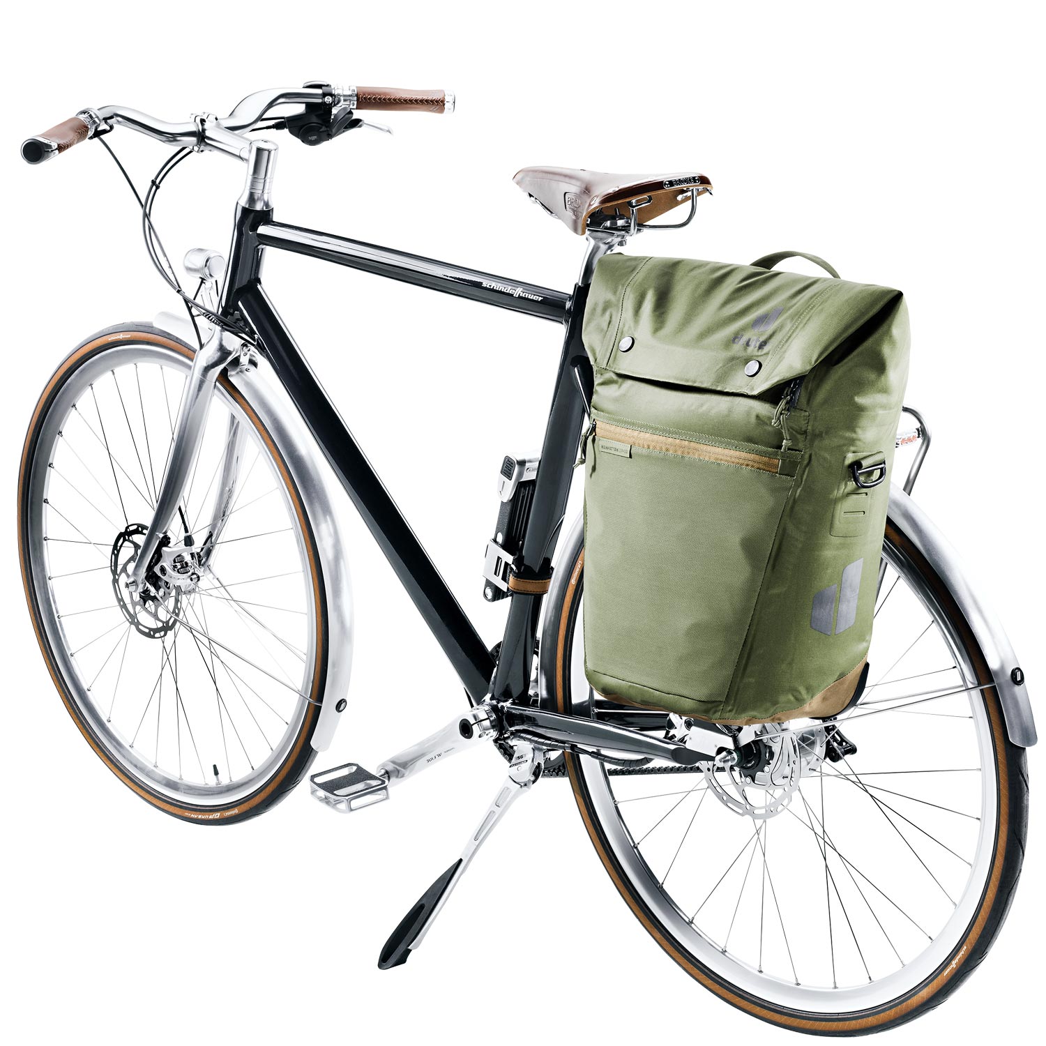 Deuter Fahrrad-/Gepäcktasche Mainhattan 17+10 khaki-clay