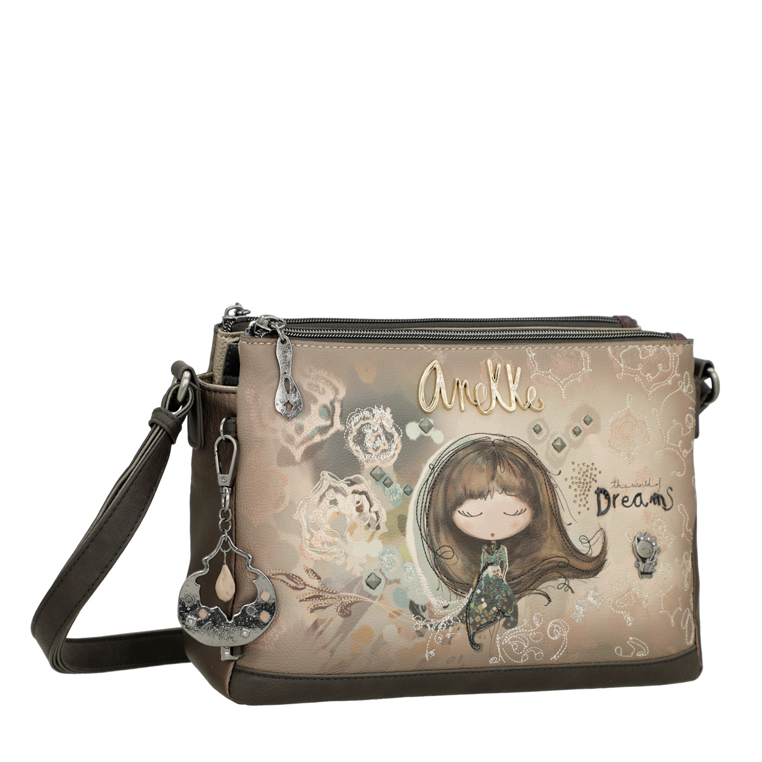 Anekke Damen Umhängetasche Real multicolor