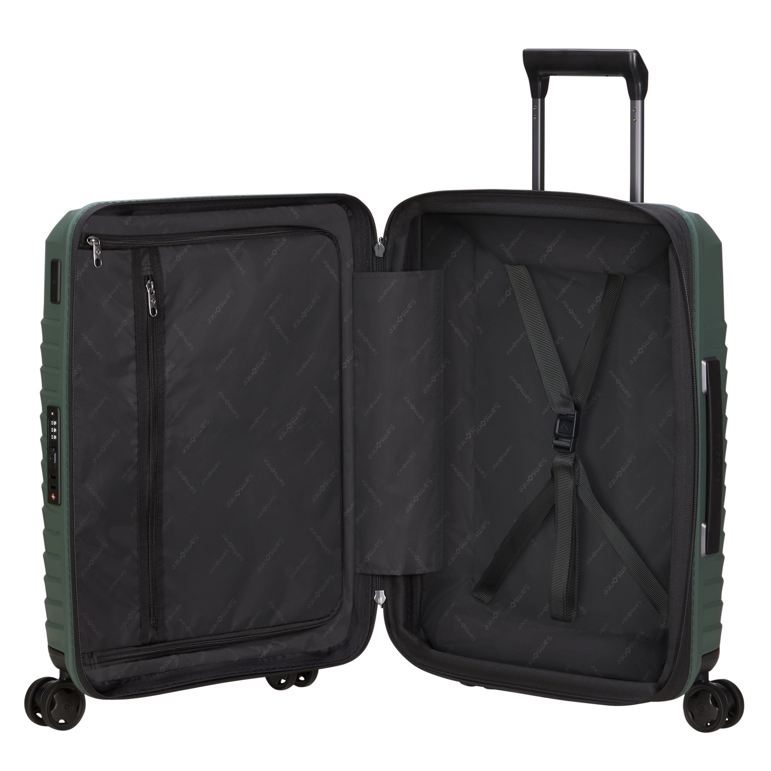 Samsonite 4-Rad Trolley 55cm erw. Intuo Olive Green Abbildung 6