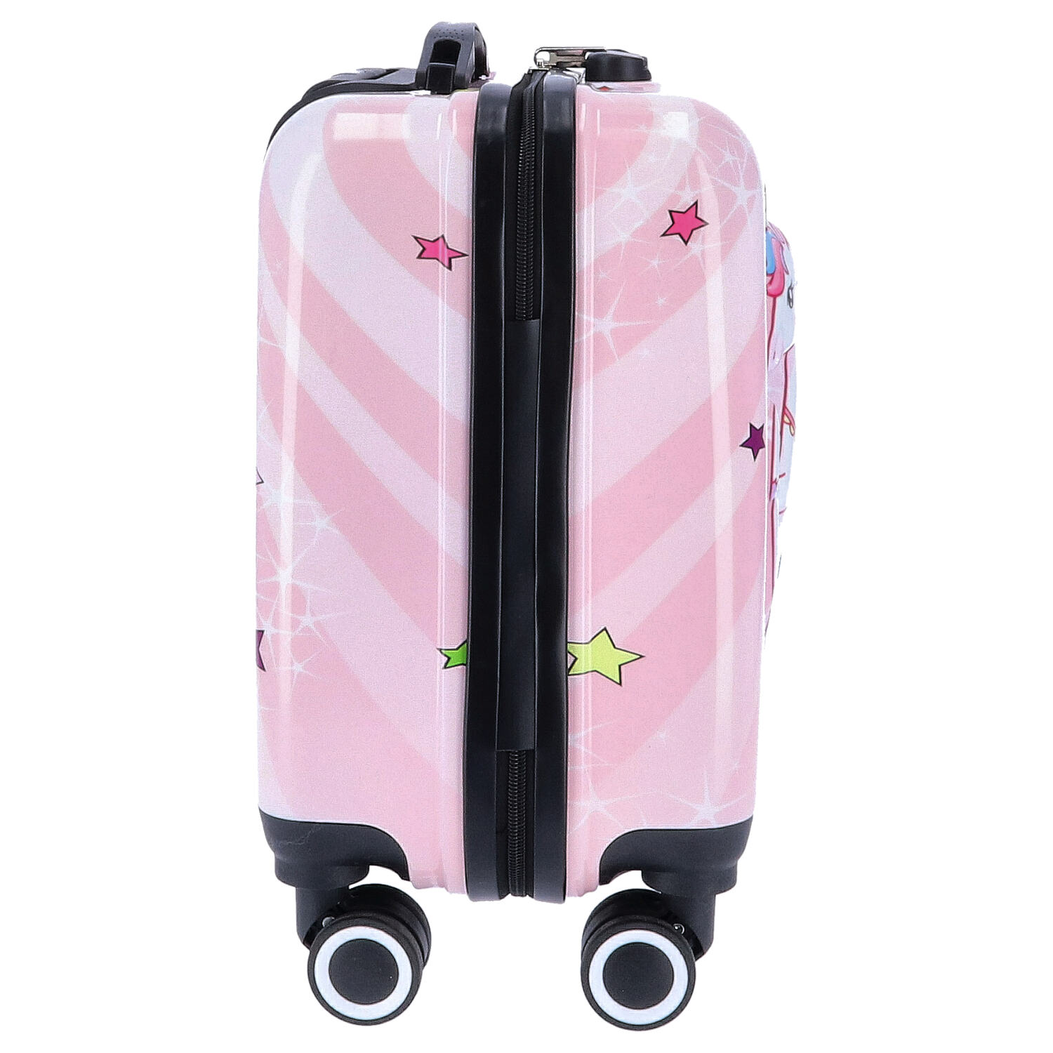 TheTrueC Kindertrolley 4 Rollen Einhorn  Rosa Abbildung 5 TheTrueC Kindertrolley 4 Rollen Einhorn  Rosa Abbildung 5