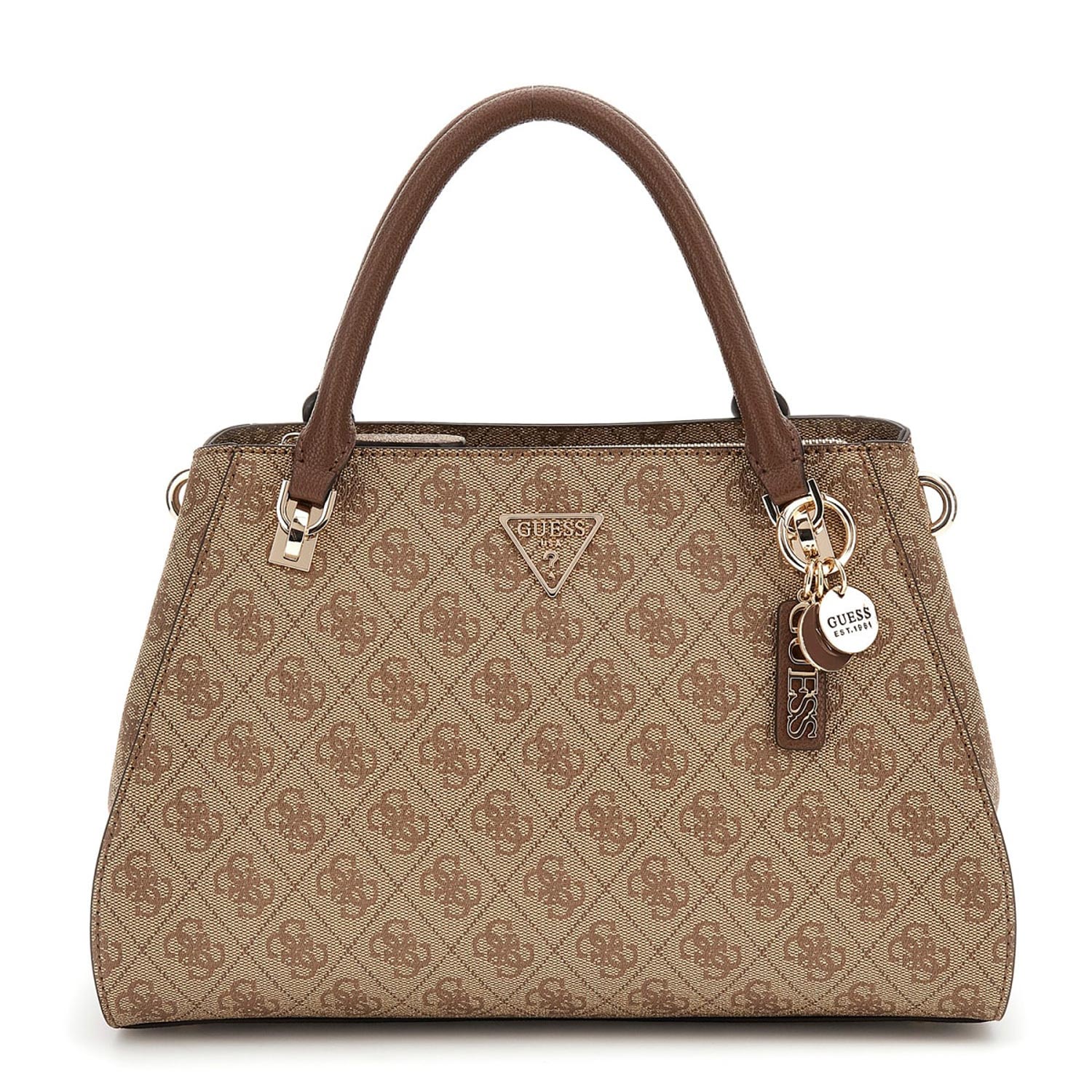 GUESS Handtasche Noelle II Latte Logo