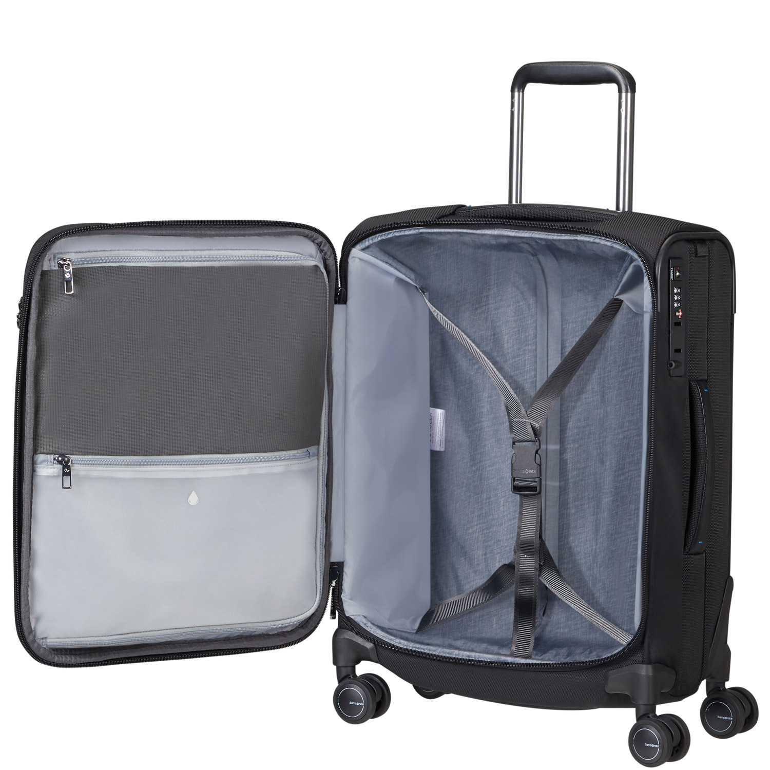 Samsonite 4-Rad Trolley 55/20 Spectrolite 3.0 TRVL Black