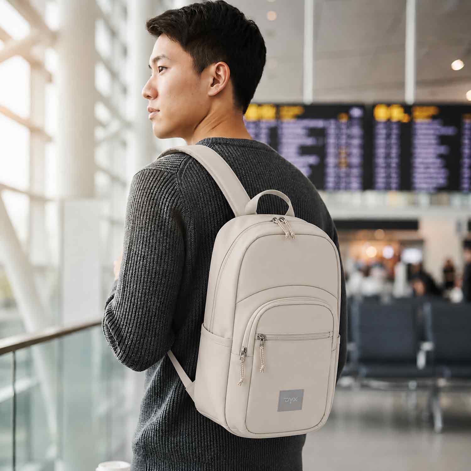 DYX Rucksack Dayline beige Abbildung 2