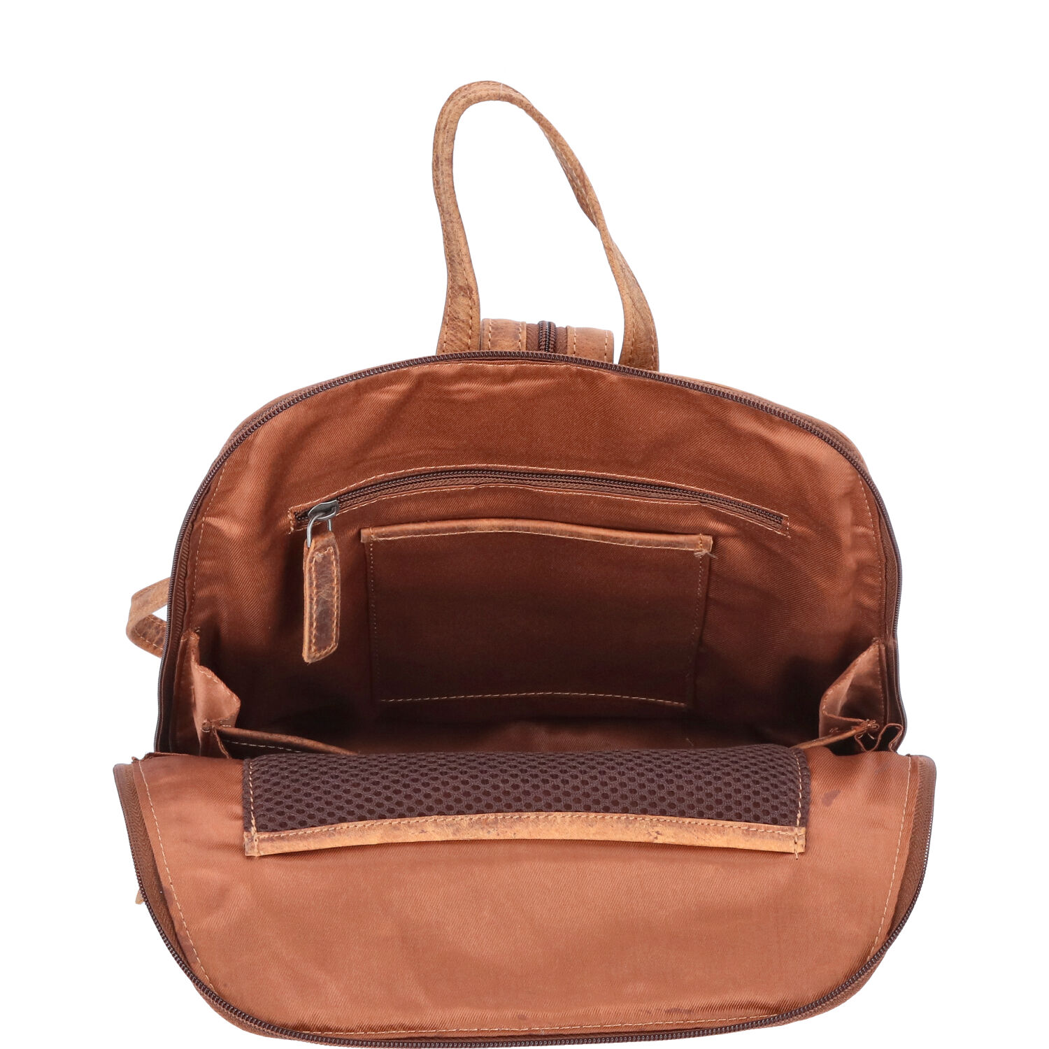 The Skandinavian Brand Leder Rucksack Hunter - Cognac Abbildung 6