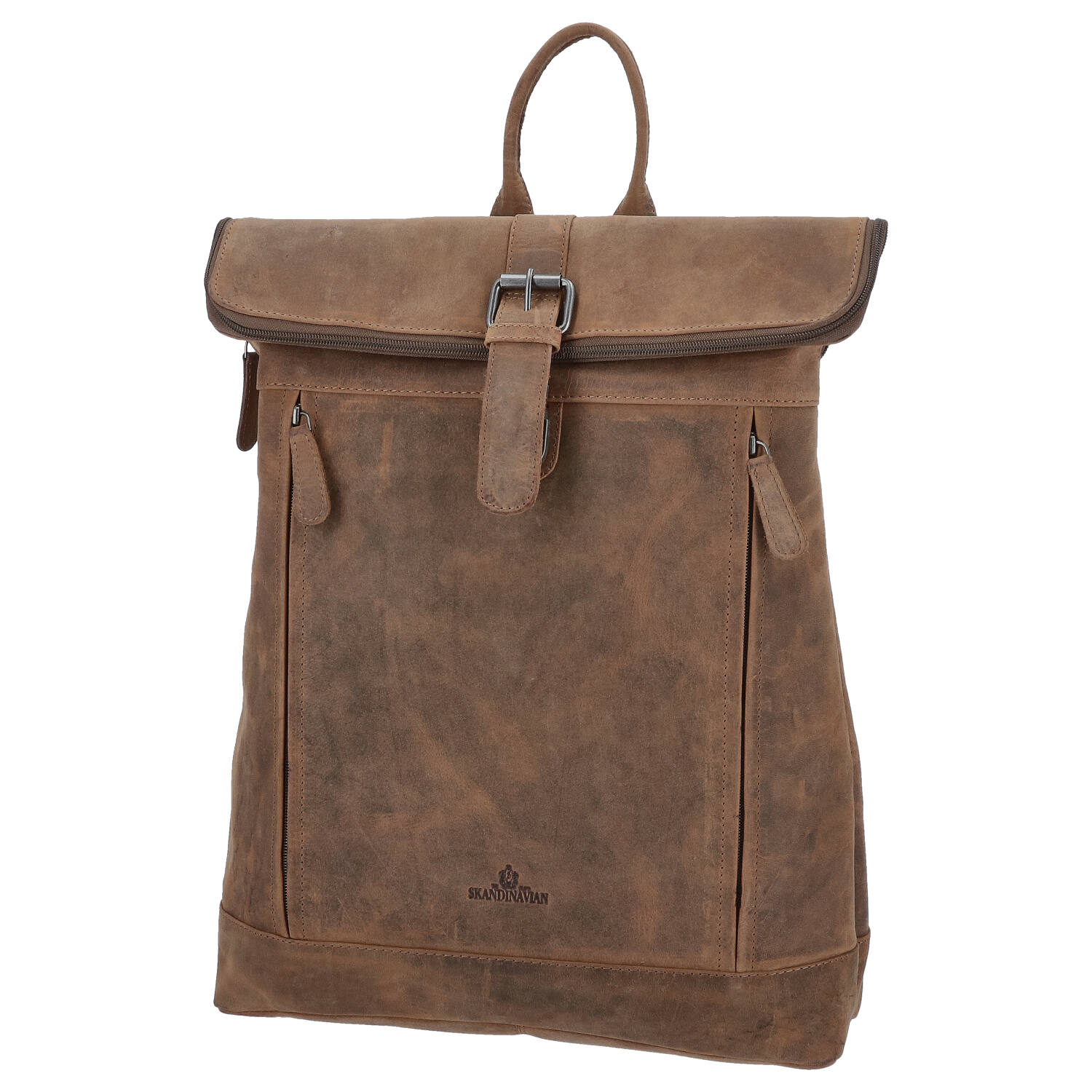 The Skandinavian Brand Leder Freizeit Rucksack - hunter Abbildung 1