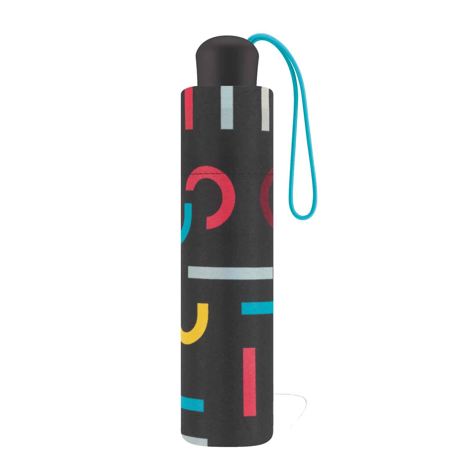 Happy Rain Taschenschirm mit Shopper 2 in 1 supermini with shopper letterjam multicolor Abbildung 4 Happy Rain Taschenschirm mit Shopper 2 in 1 supermini with shopper letterjam multicolor Abbildung 4