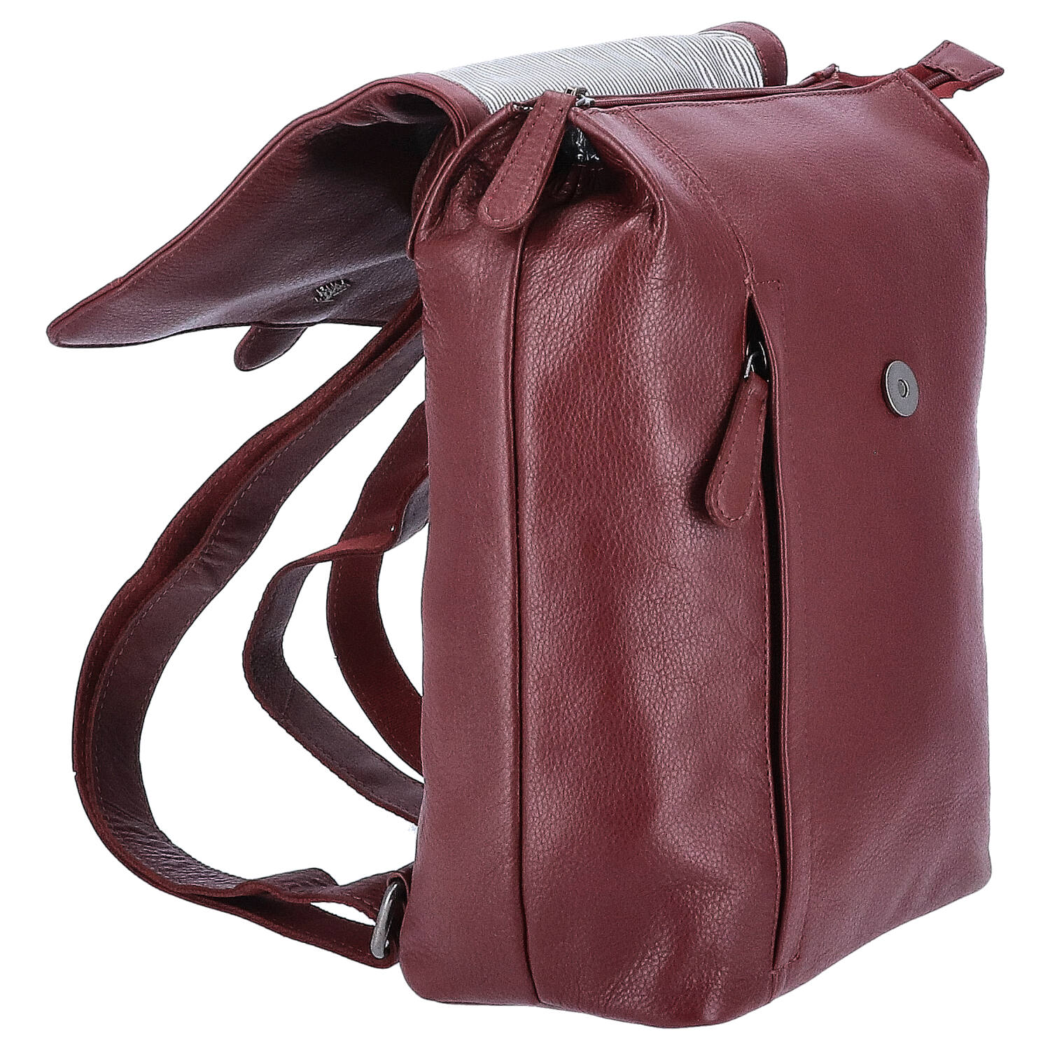 The Skandinavian Brand Damenrucksack Leder - bordo Abbildung 5