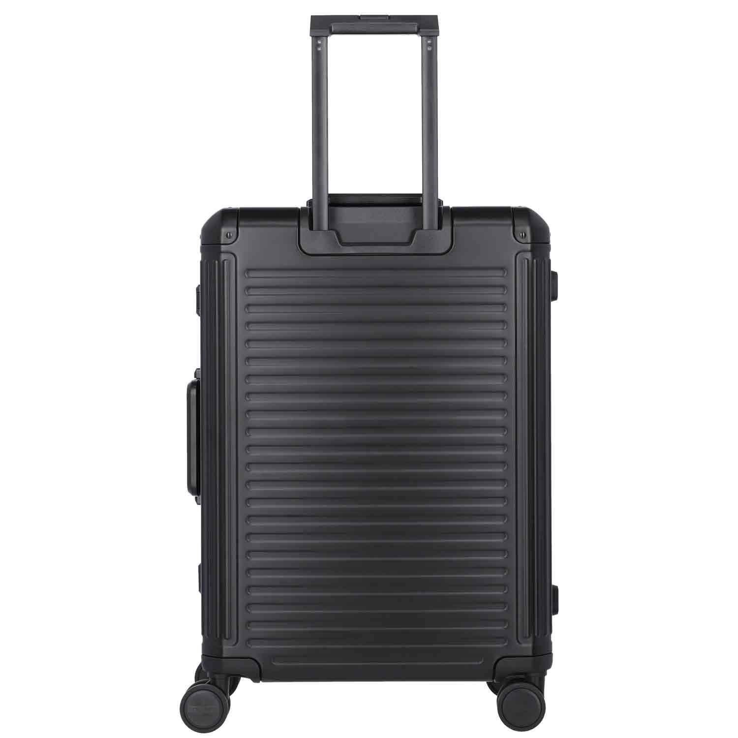 Travelite Aluminium Trolley 4 Rollen M NEXT schwarz