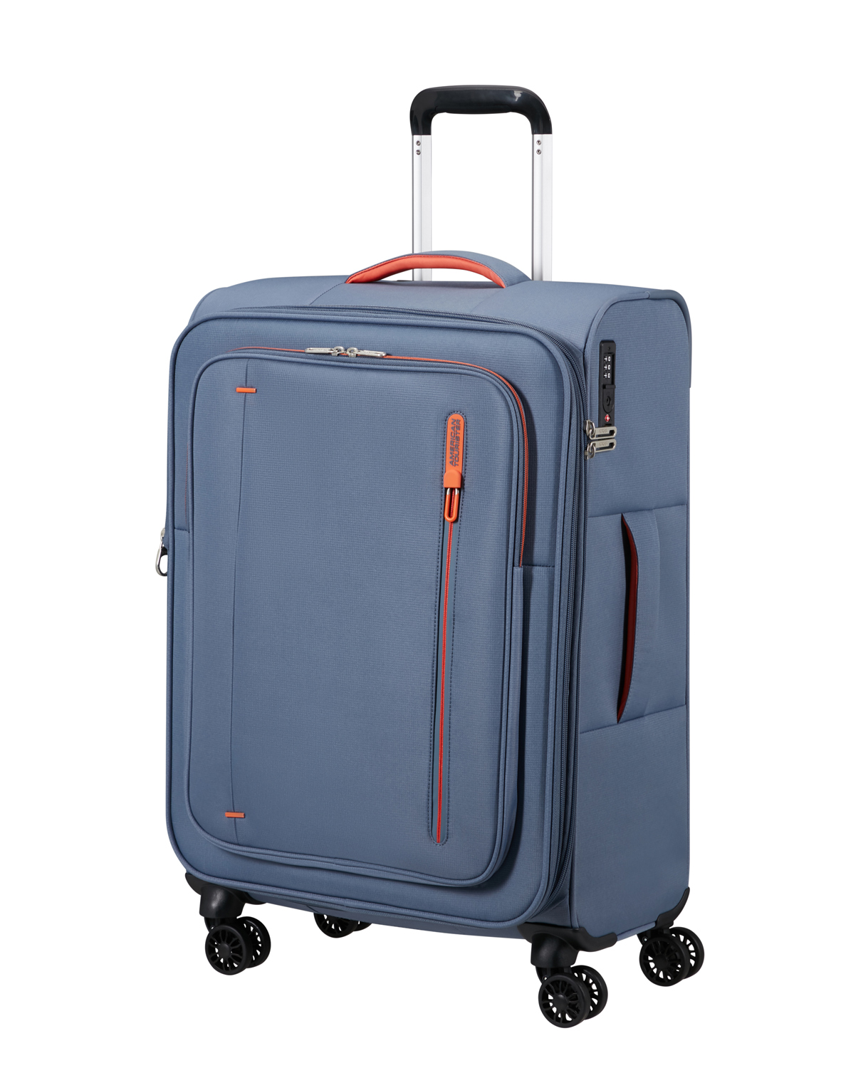 American Tourister Trolley mit 4 Rollen 67 cm Cloudrider stone Blue Abbildung 1