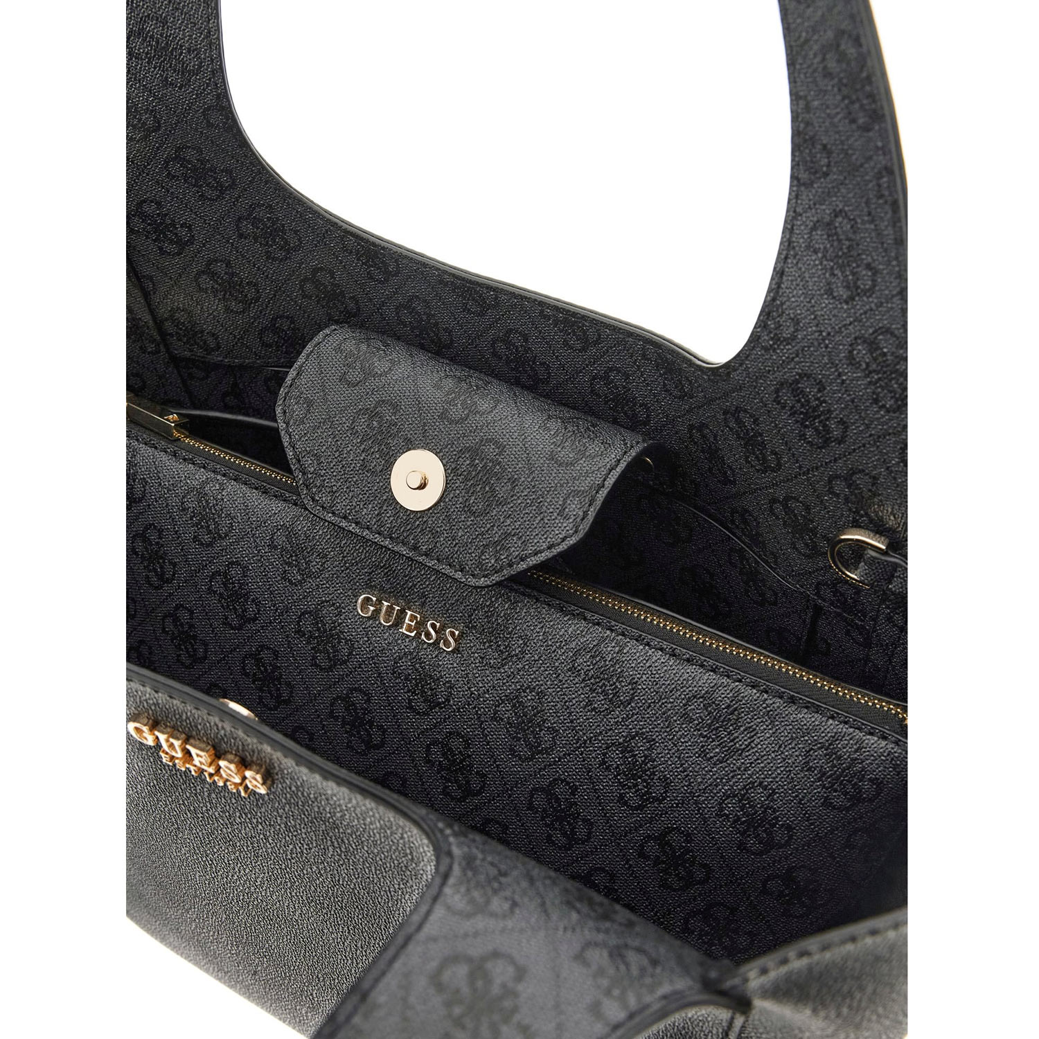 GUESS Shopper Handtasche Calista Coal Logo Abbildung 4