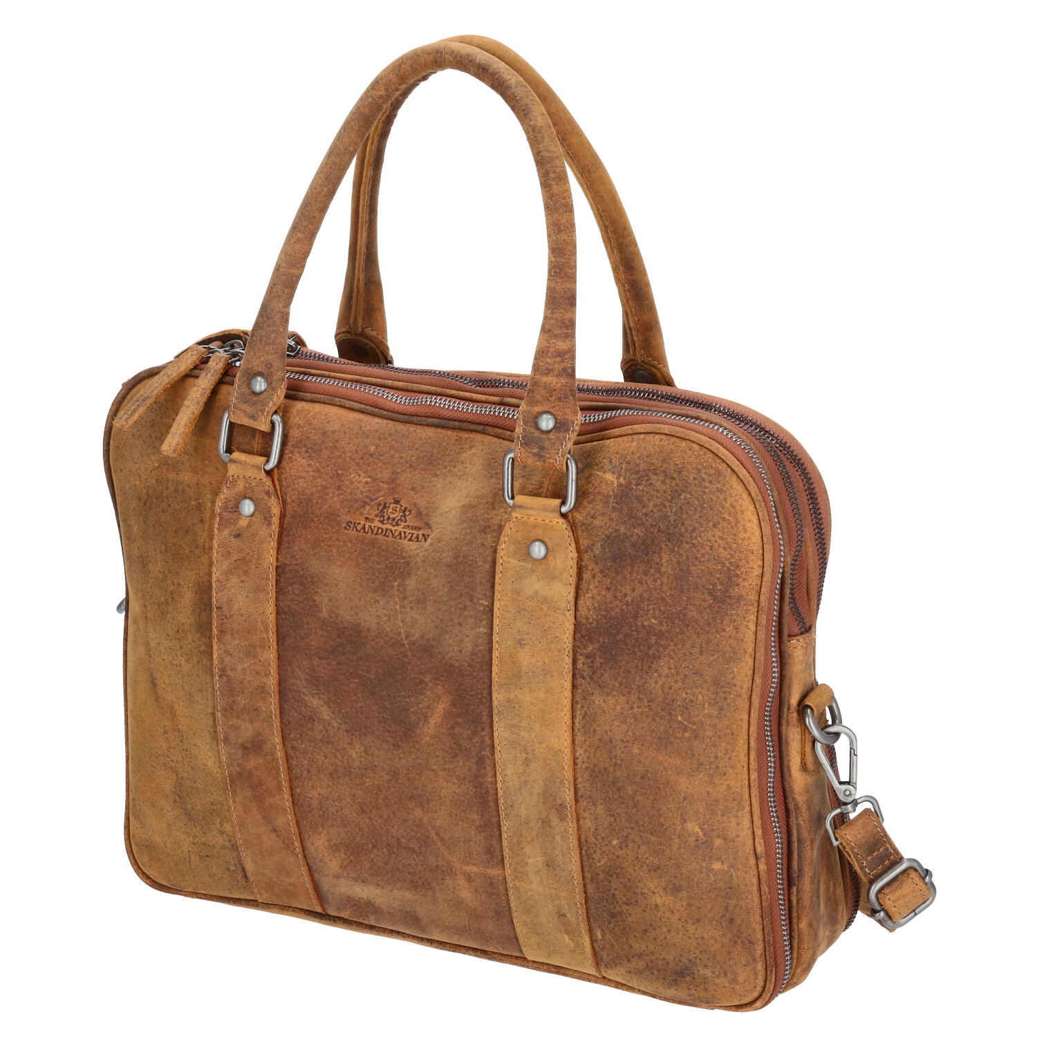 The Skandinavian Brand Leder Businesstasche Hunter  tan Abbildung 1 The Skandinavian Brand Leder Businesstasche Hunter  tan Abbildung 1