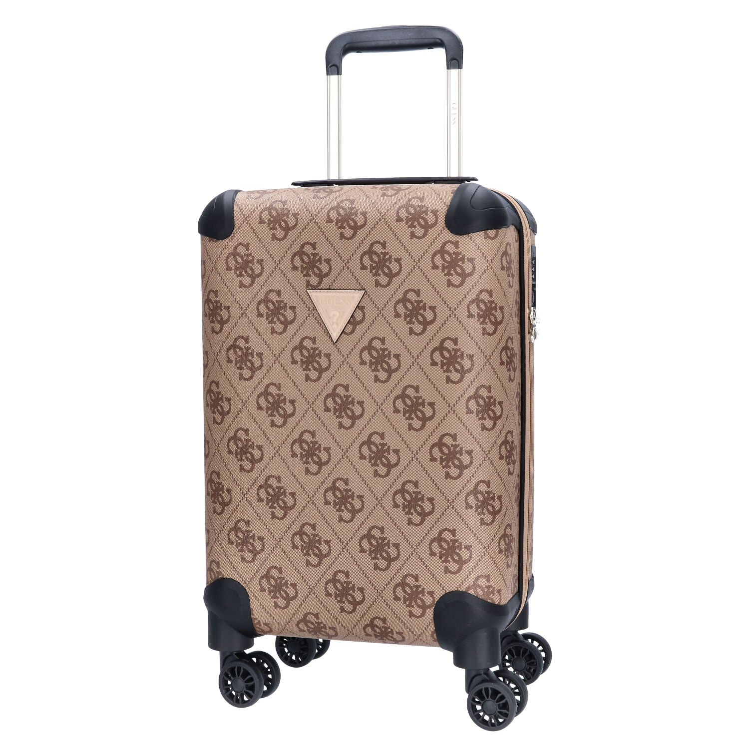 GUESS 4-Rad Trolley 53cm Berta Latte Logo-Brown