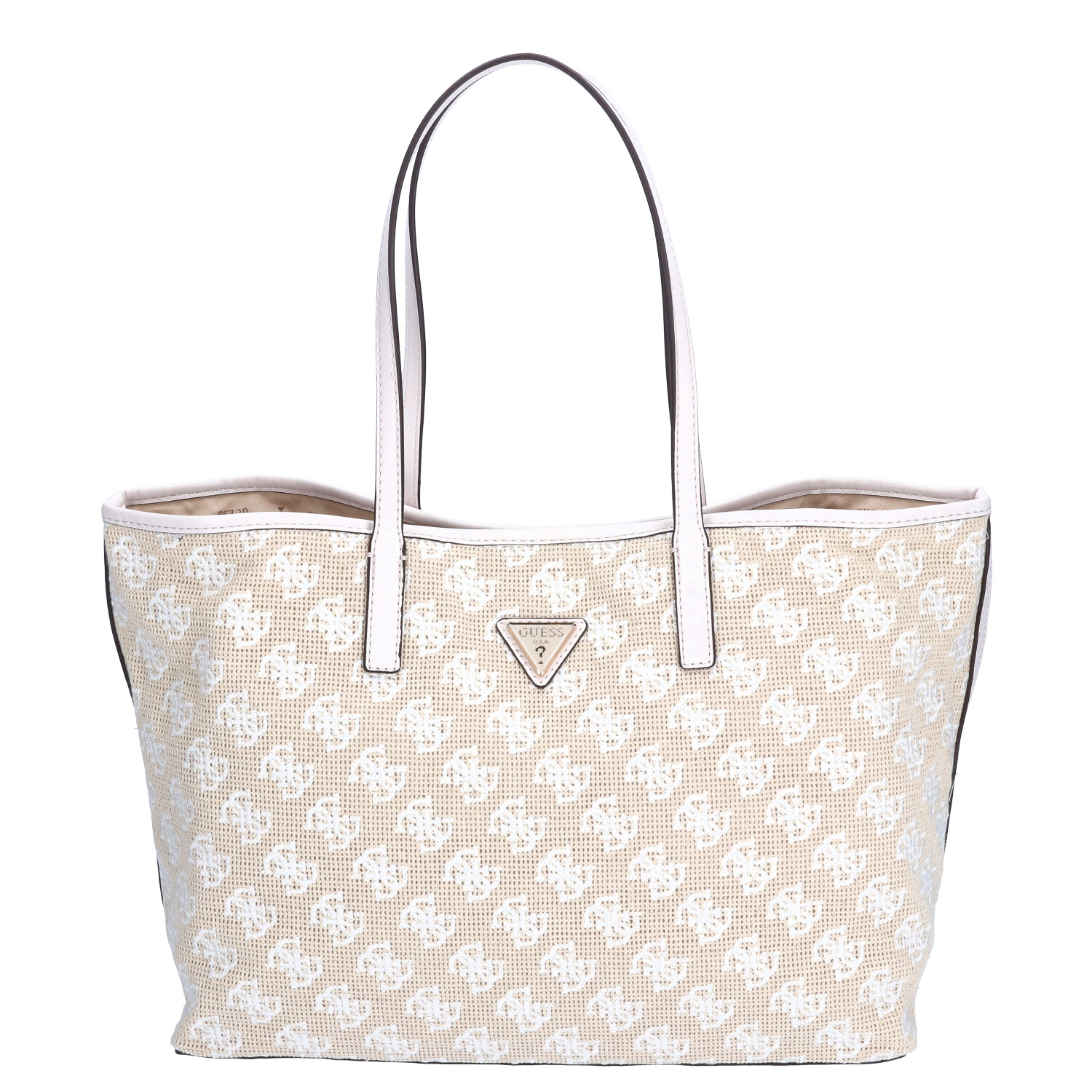 GUESS Damen Shopper Vikky II White Logo