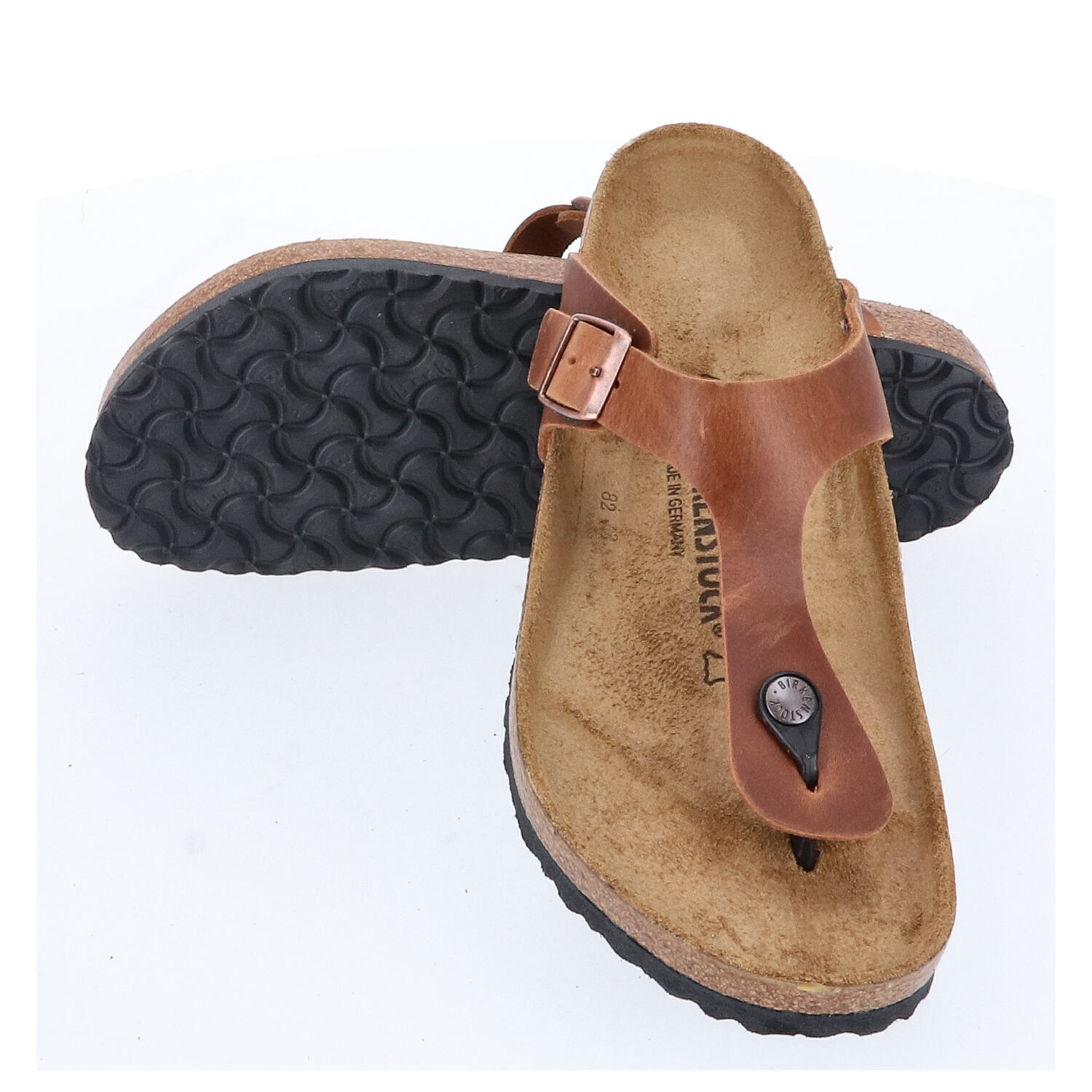 Birkenstock Sandalen Größe 42 Gizeh BS Antique Brown  