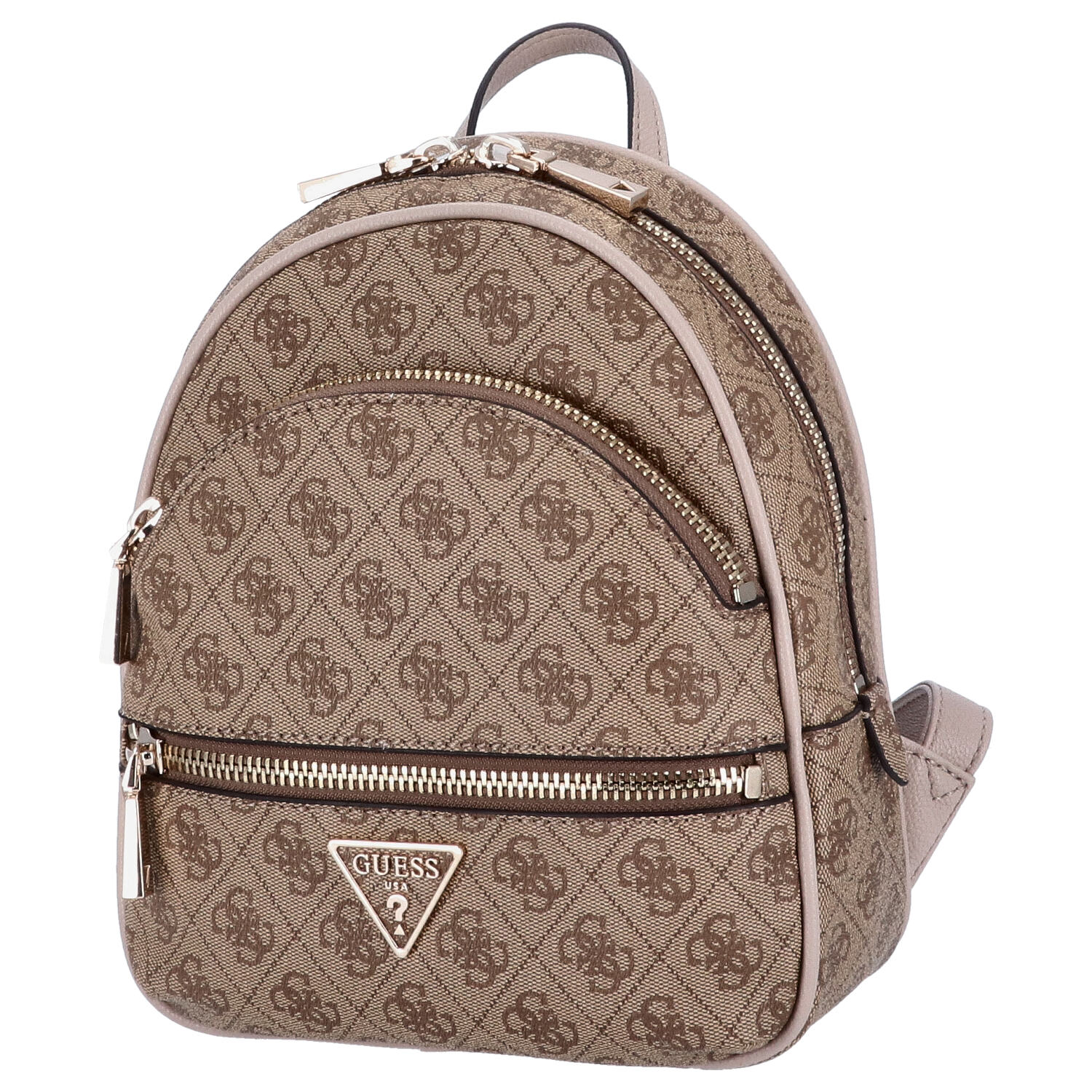 GUESS Damen Cityrucksack Manhattan Latte Logo Abbildung 1