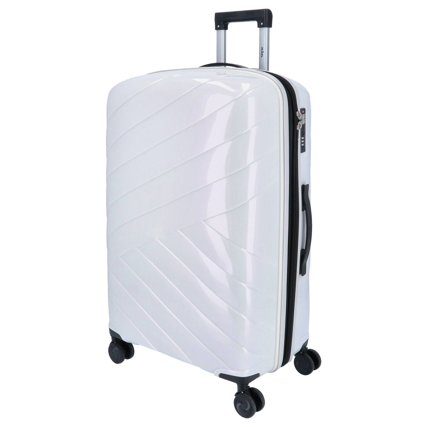 DYX 4 Rollen Koffer L 76 cm Dubai weiß