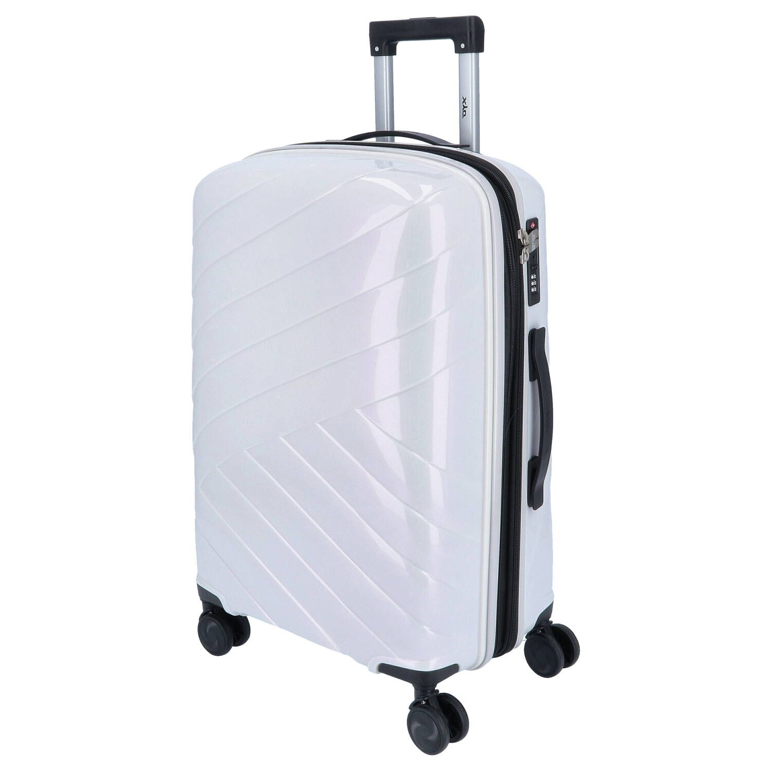DYX 4 Rollen Koffer M 67 cm Dubai weiß